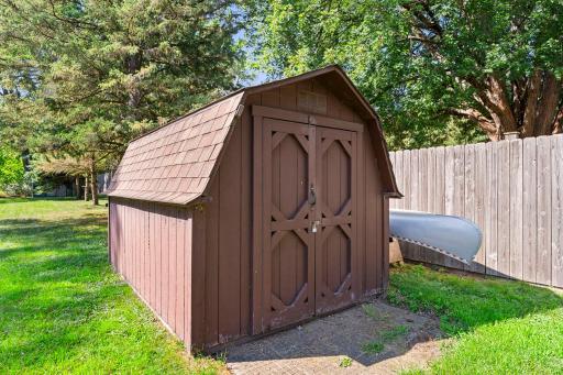 Storage shed for extra storage