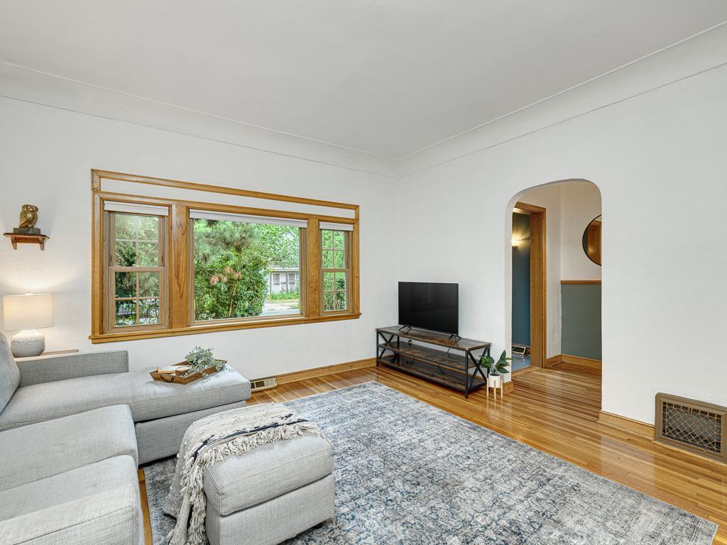 A spacious main level living room awaits!