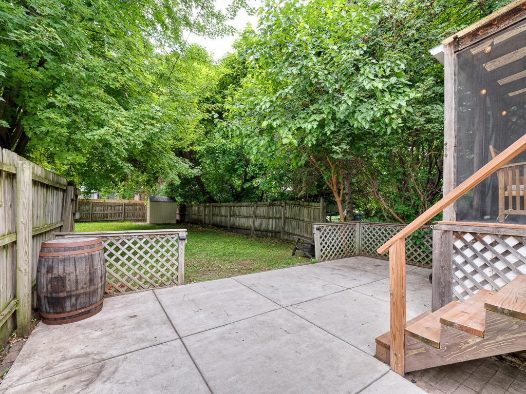 Your patio offers additional outdoor entertainment space.