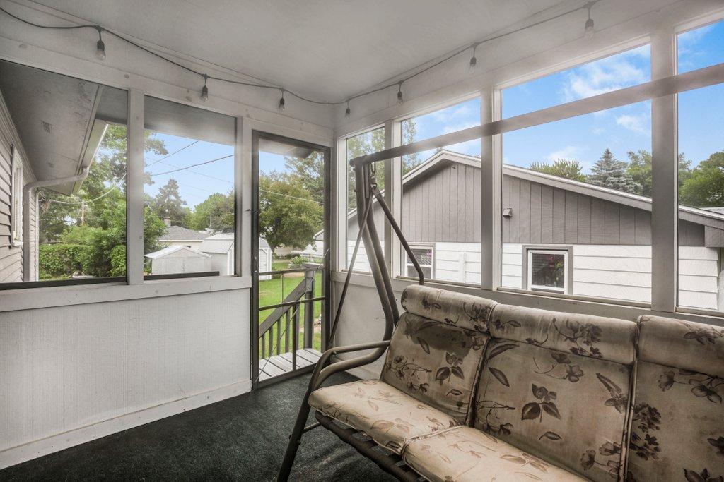 Enjoy Minnesota's seasons from the comfort of the screened porch, the perfect spot for morning coffee, evening relaxation, or bug-free summer entertaining.