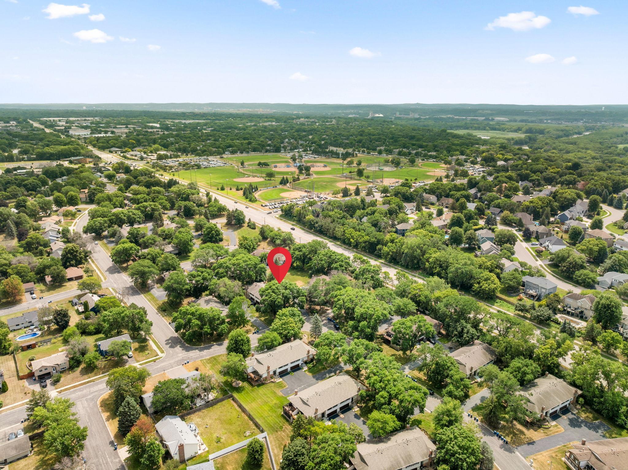 Easy access to hwy 494 and local shops, restaurants and amenities.