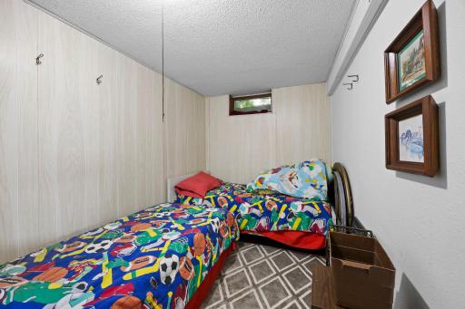 Additional lower level non-conforming bedroom/flex room
