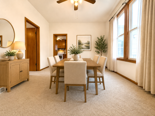 Dining room -Staged