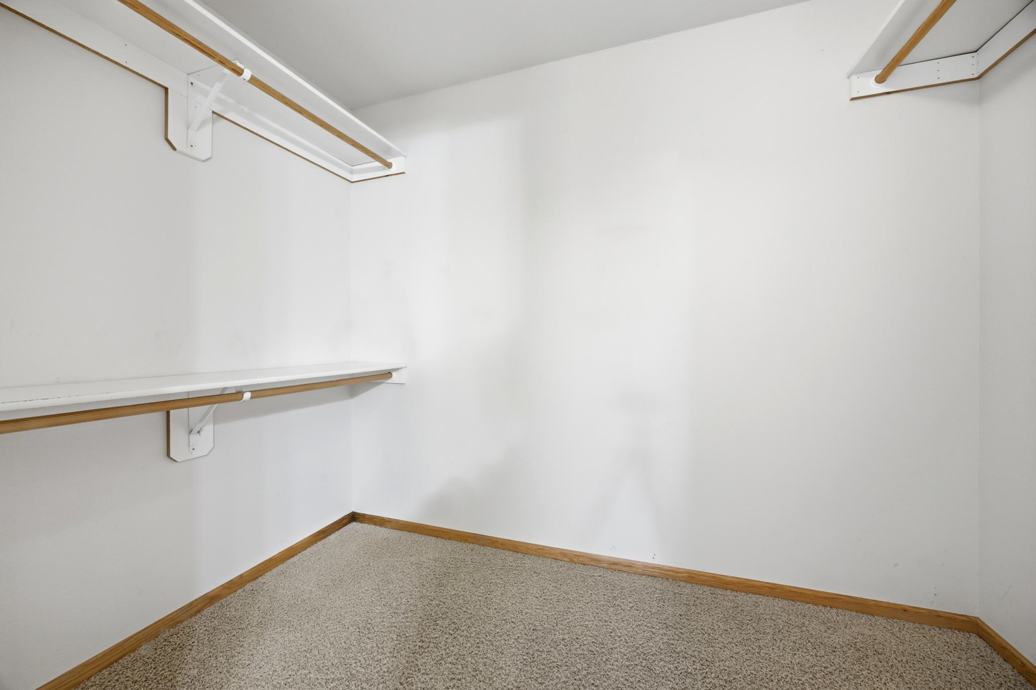 Primary walk-in closet