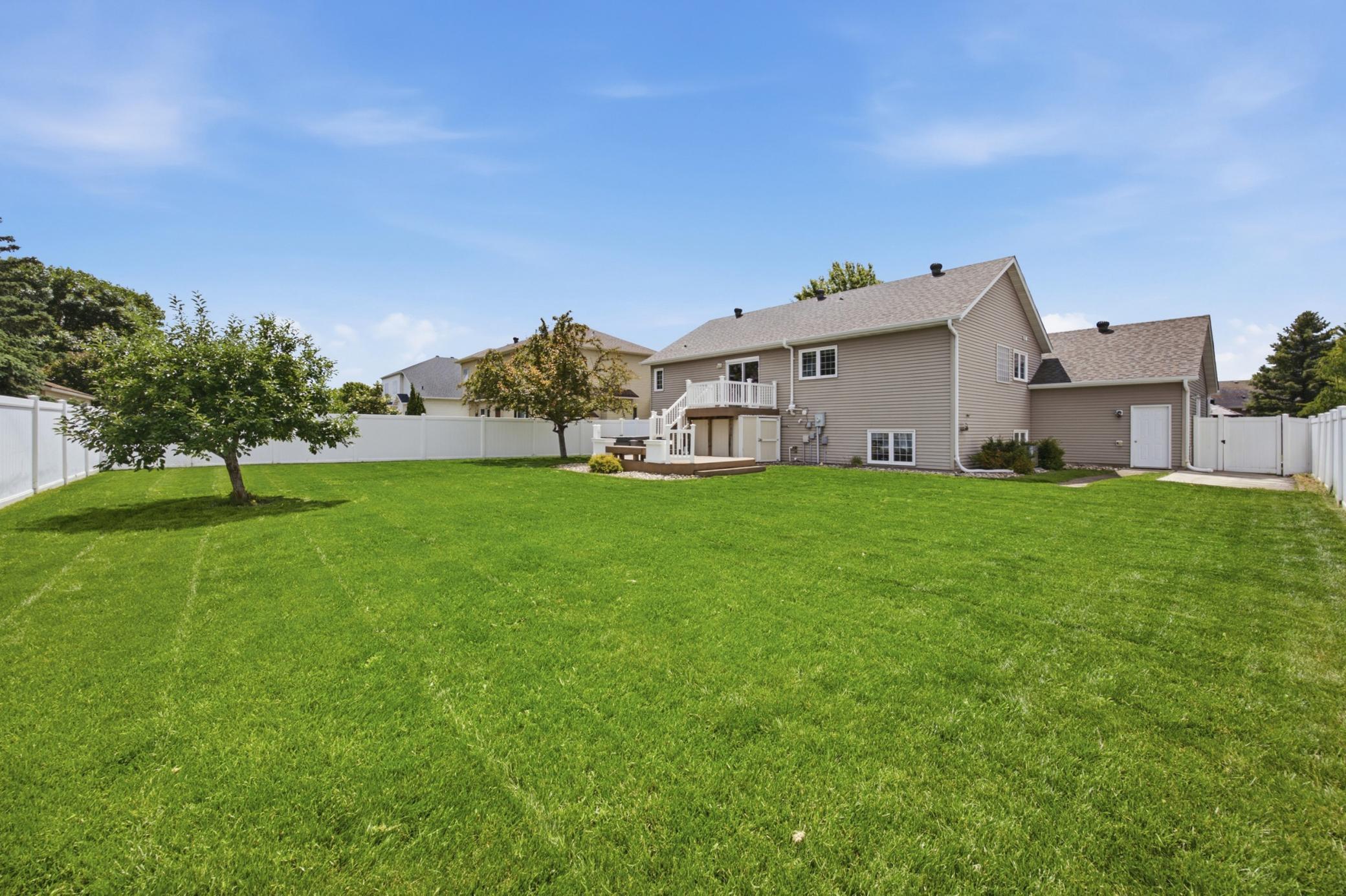 Rear of home