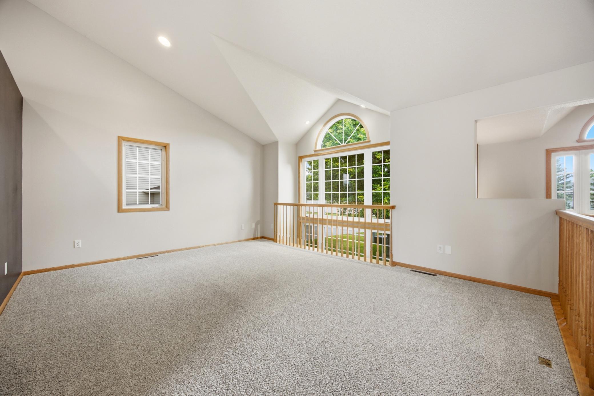Unique double volume front windows