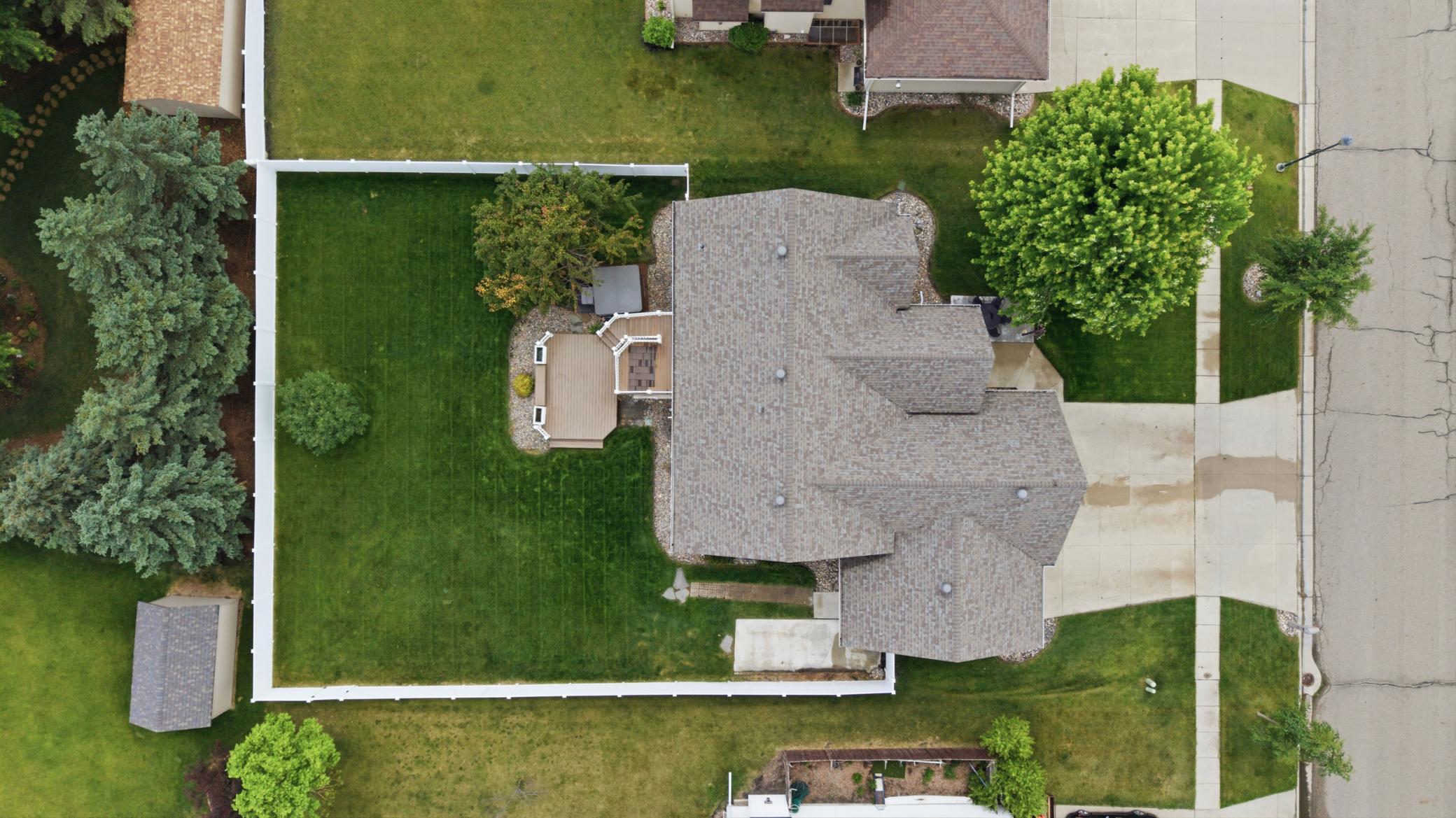 Overhead view