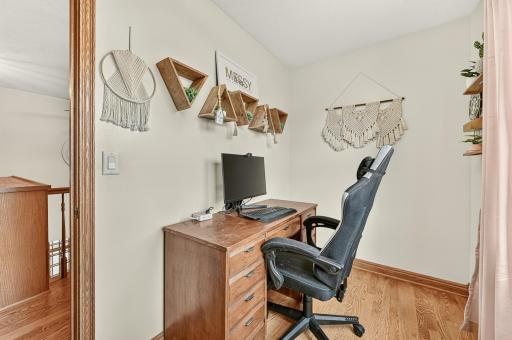 Upstairs office/library