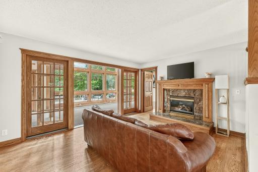 Living Room with Gas Fireplace