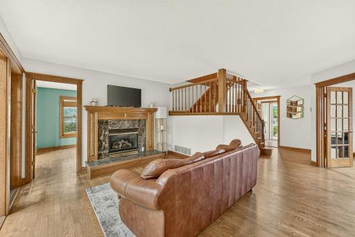 Living Room with Gas Fireplace