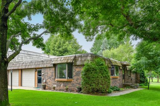 Double garage with plenty of built-in storage