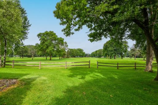 Beautiful views and direct access to course