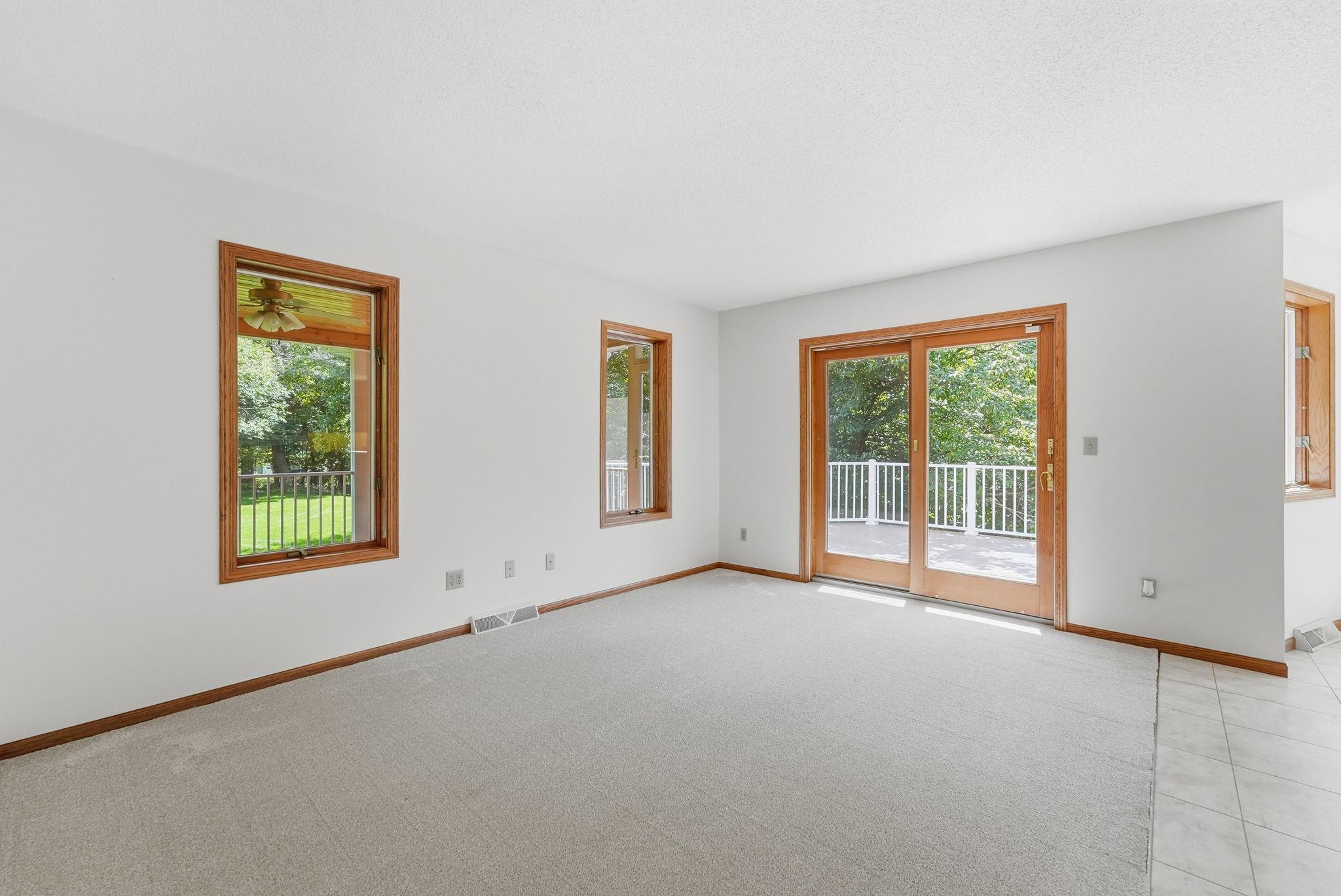 Well lit and inviting room.