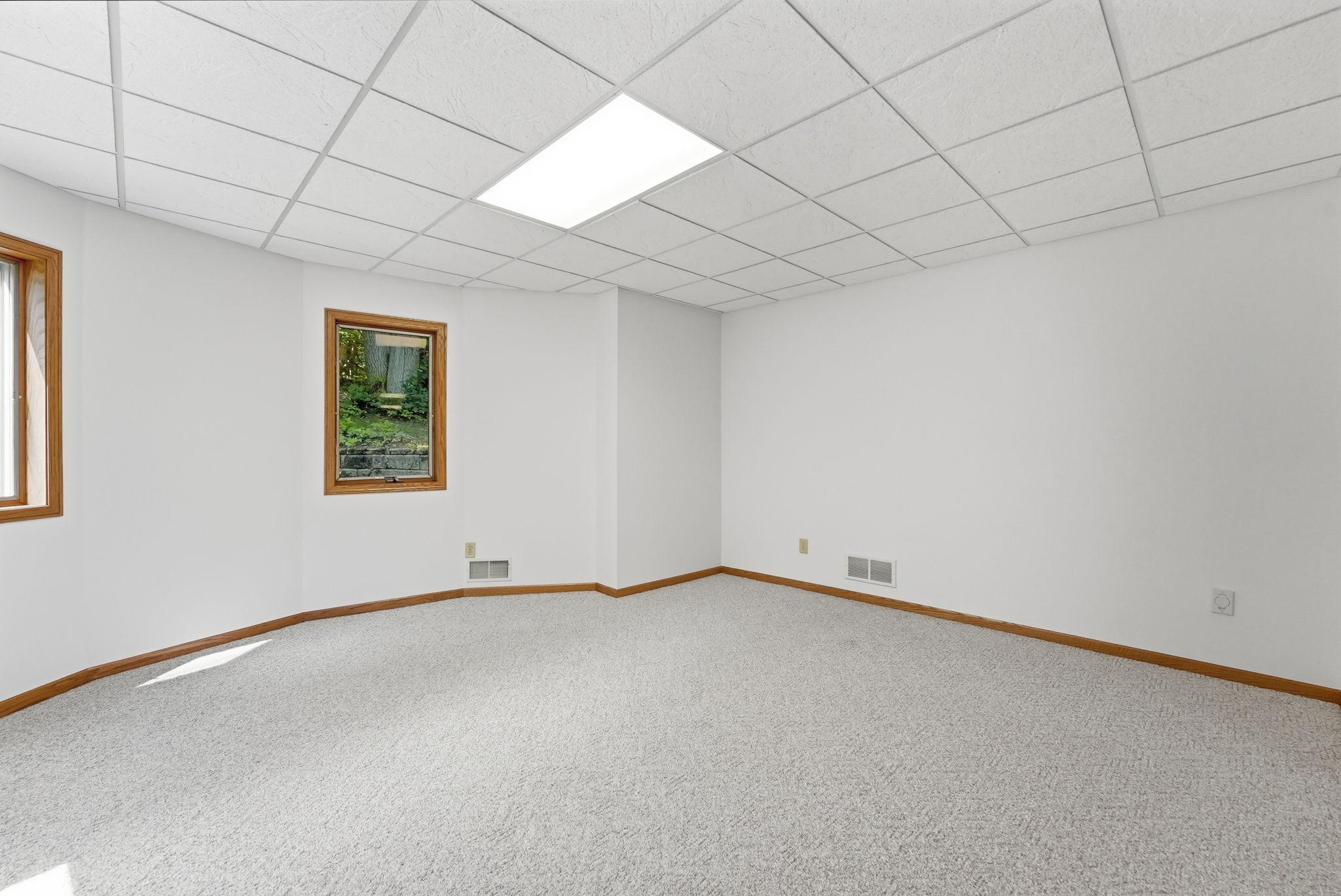 Multi-purpose room offers flexibility for a variety of activities.