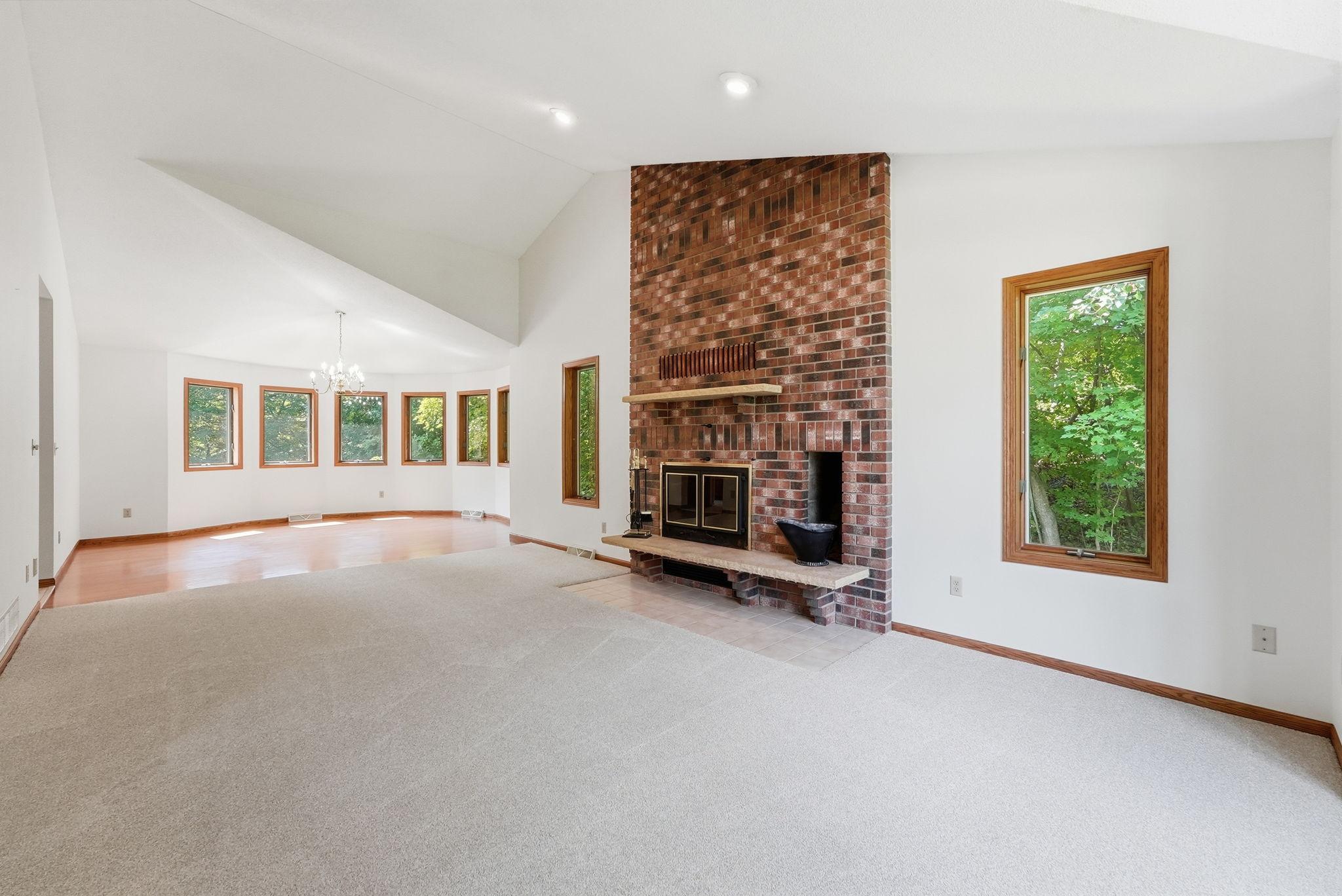 Appreciate both formal and informal spaces to gather throughout the home.