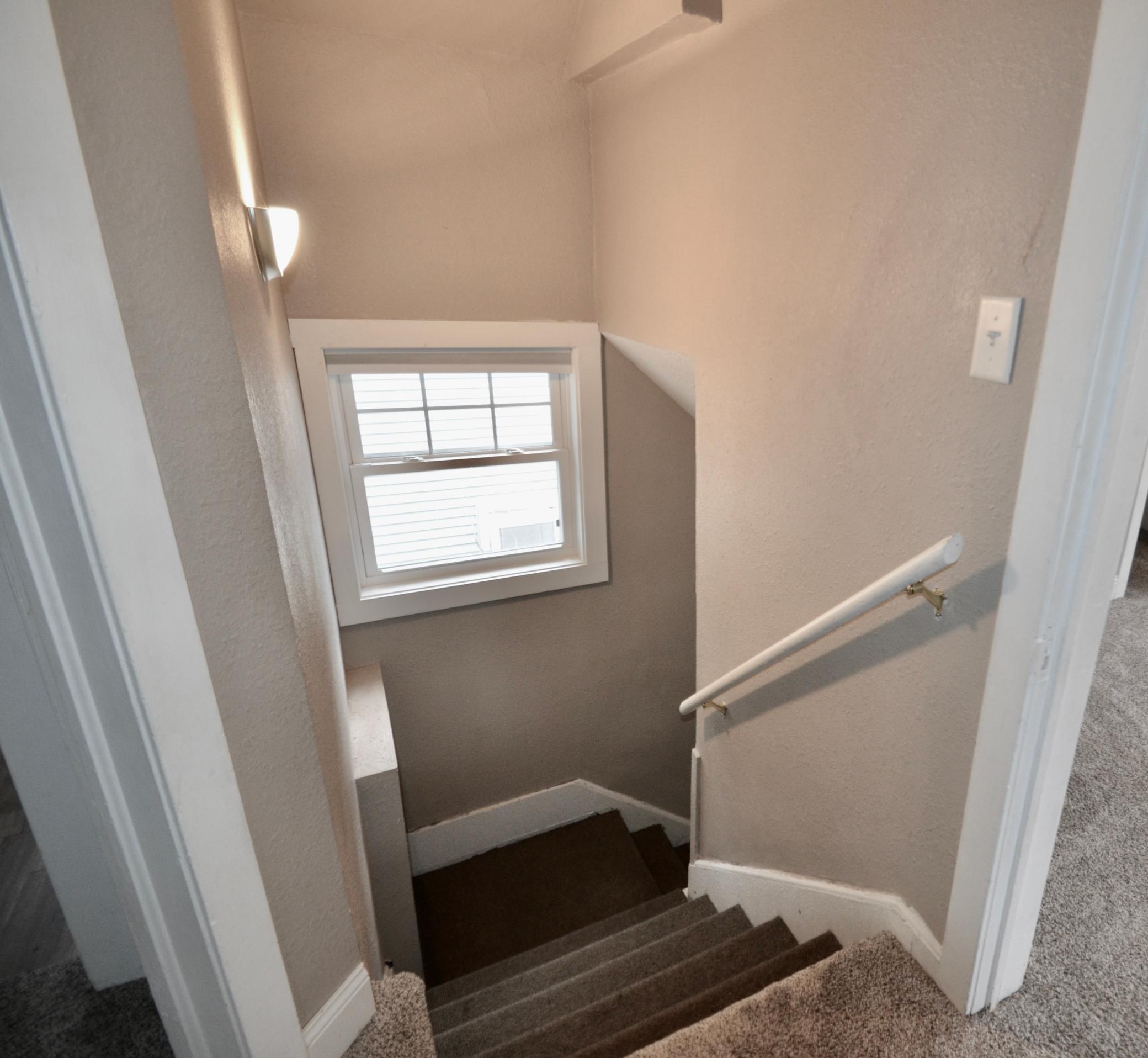 Stairway to main floor