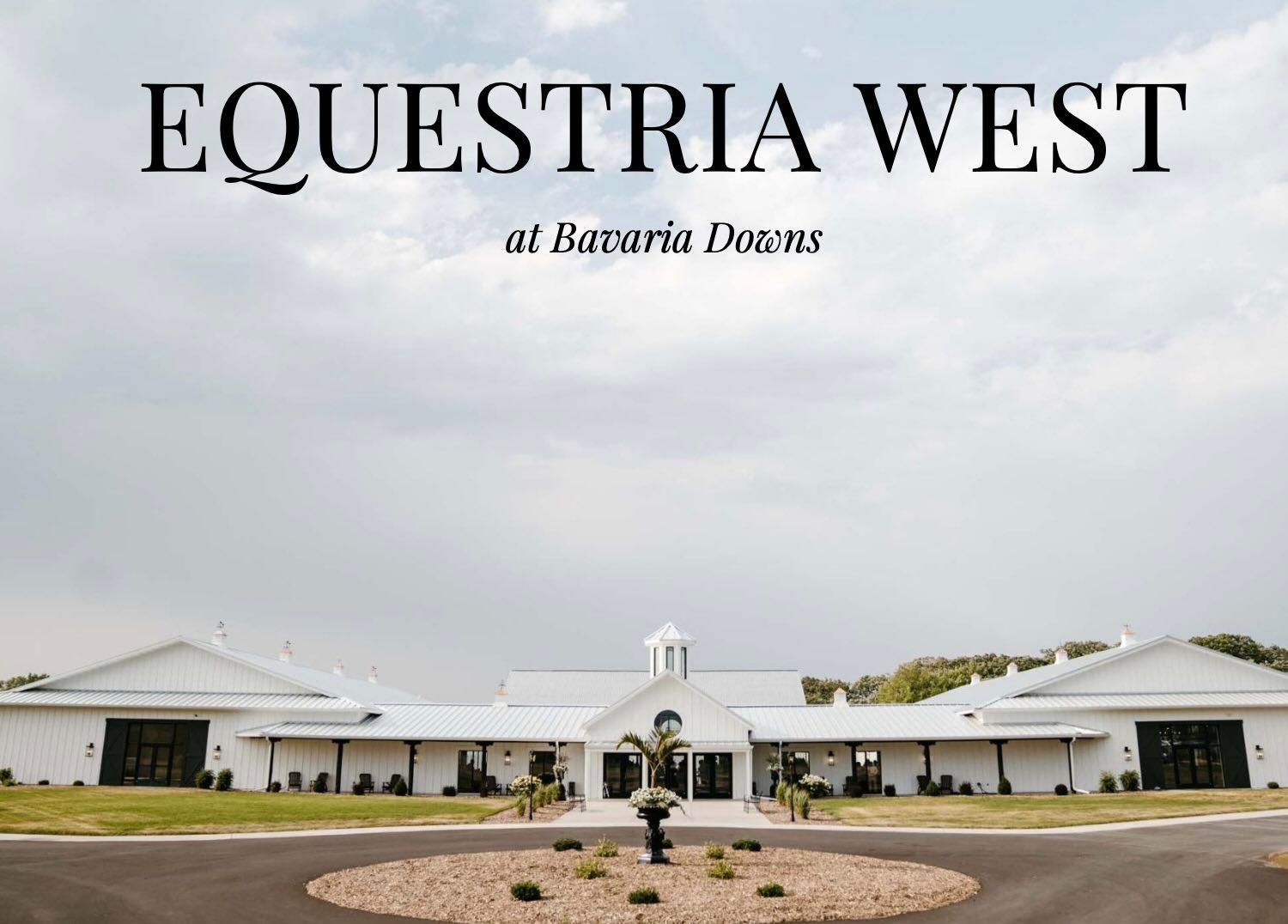 This is Equestrian West at Bavaria Downs, close to the house