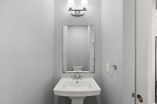 Convenient 1/4 bathroom on main level