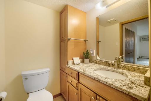 Newer Maple Cabinets and Granite countertop in Private Master Bedroom