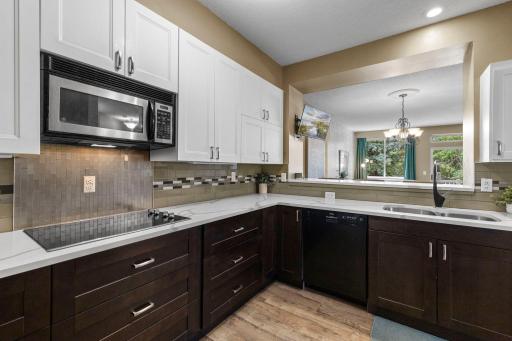 This kitchen has been updated with quality and convenience in mind
