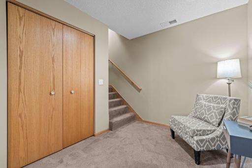 The basement is spacious and offers so many possibilities!