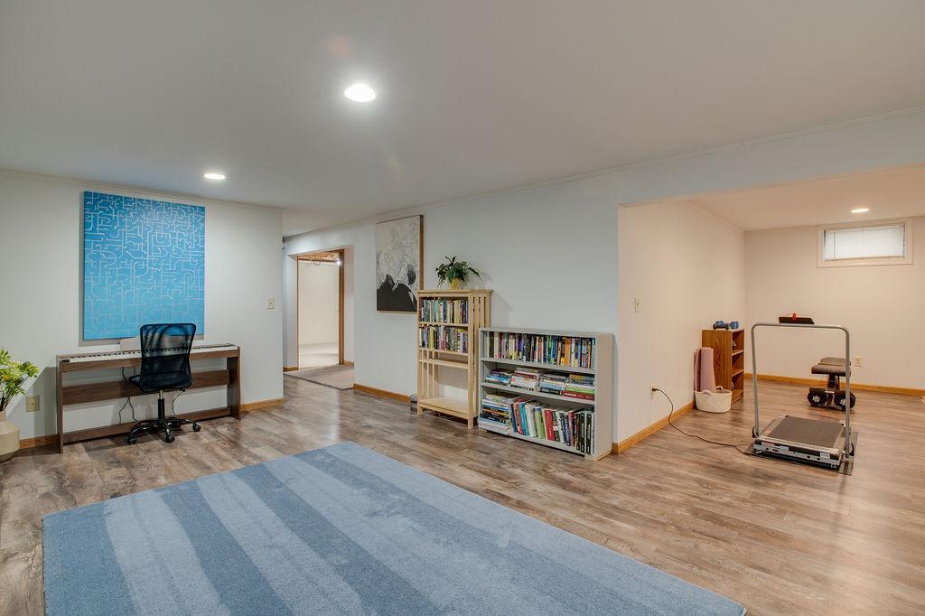 Basement family area