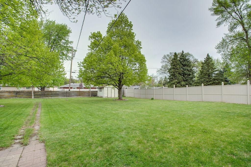 HUGE yard