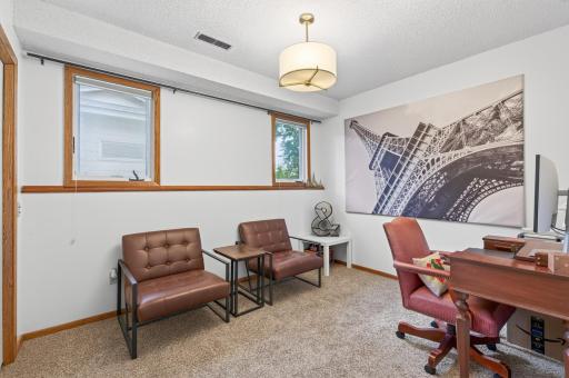 2 bedrooms on lower level below the primary suite