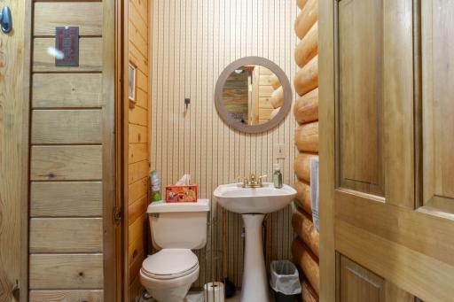 Half Bath in Laundry Room