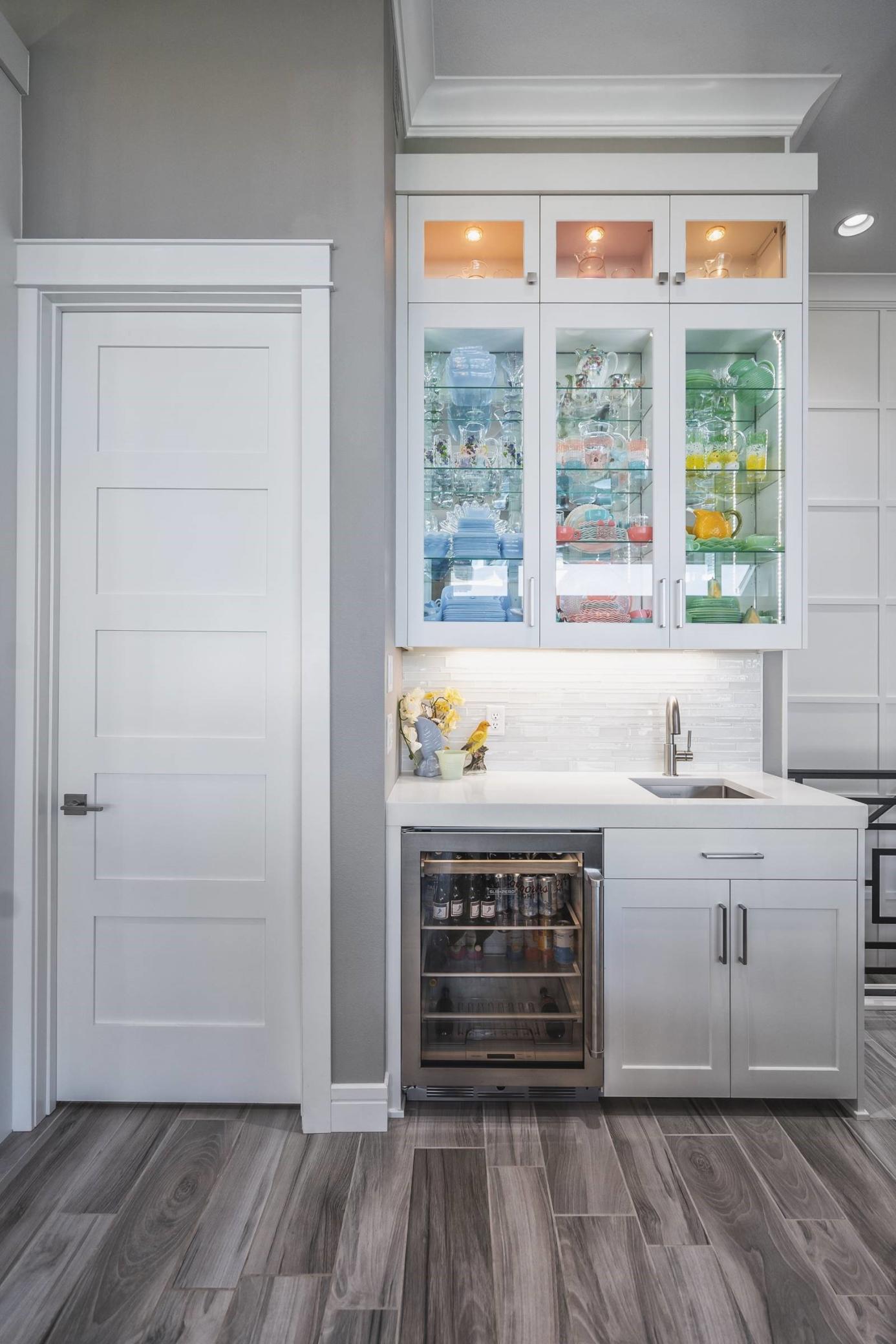 Beverage Area in Kitchen