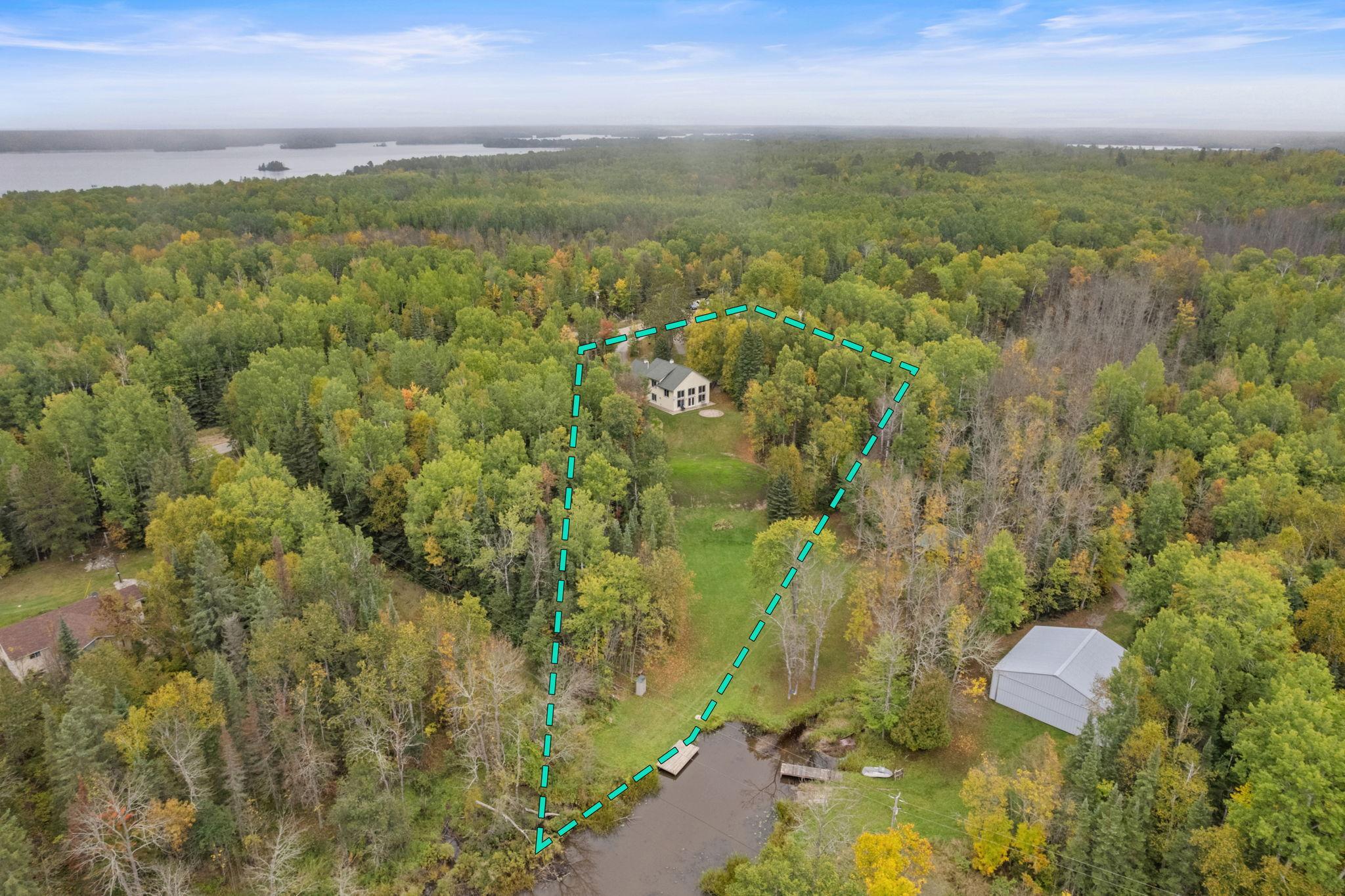 Approximate property lines