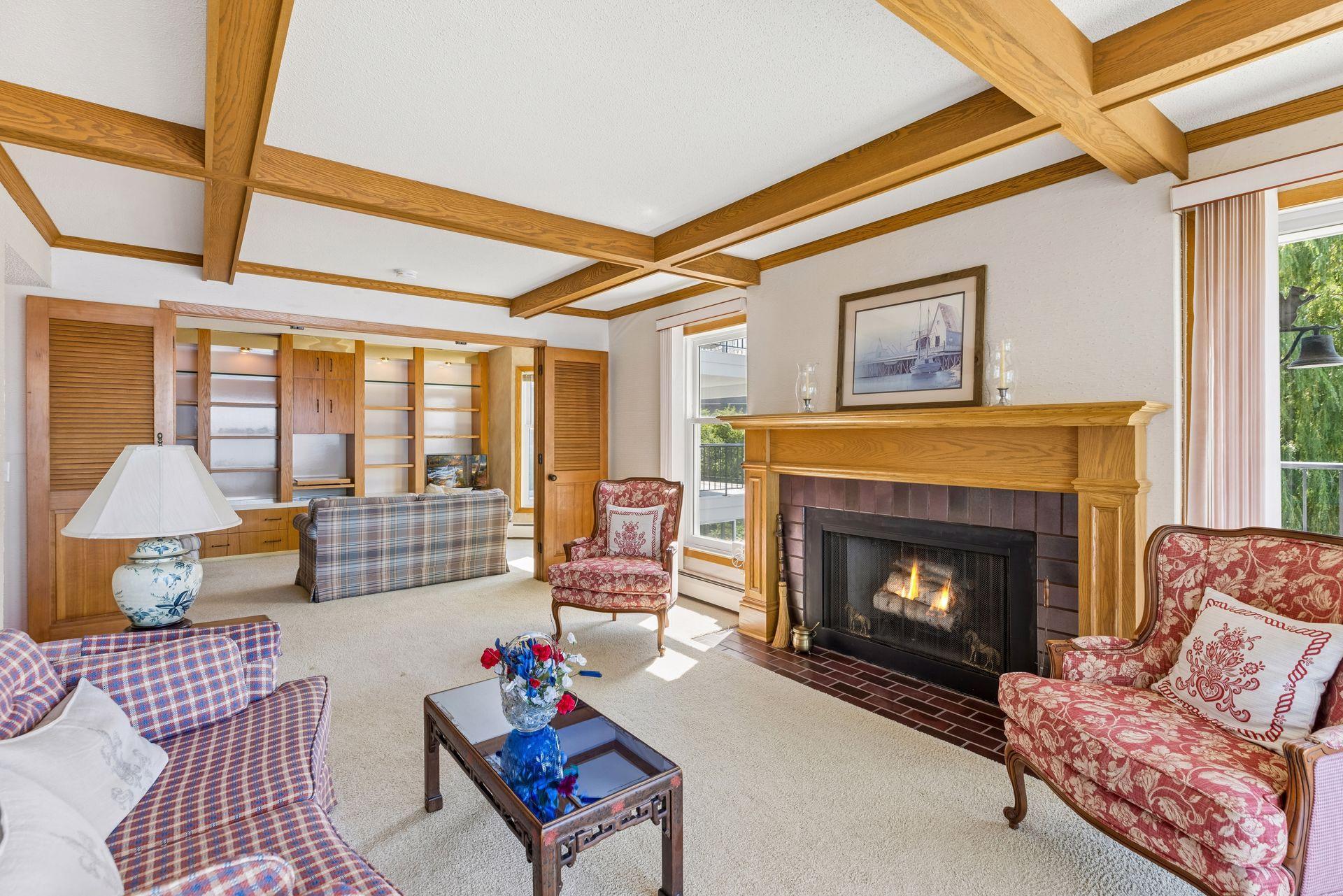 Living room is wide-open to the 2nd bedroom/den/flex room lending spaciousness and light