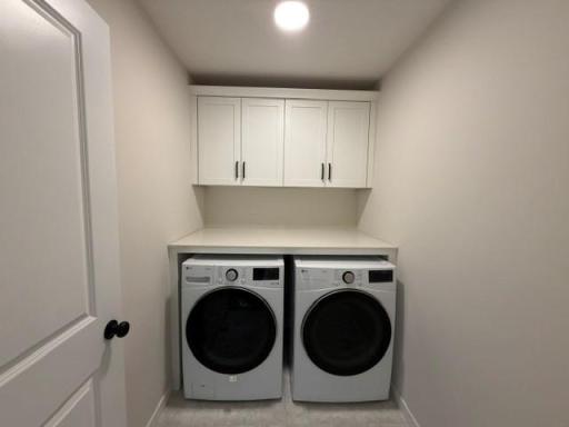 2nd Floor Laundry room: Quartz countertop & upper cabinets & Washer and Dryer included