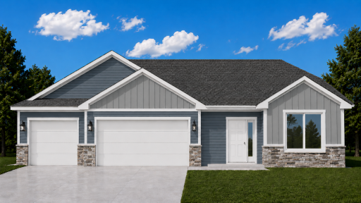 *AI-generated exterior rendering* This image is intended to provide a conceptual representation of the home. Not exact floor plan layout due to AI-generation.