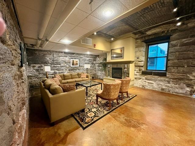 Exposed brick adds such character.