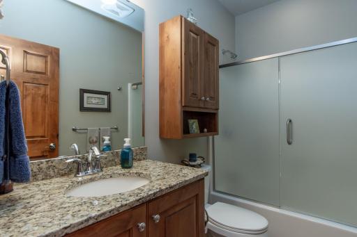 Convenient second full bath for family and guests.