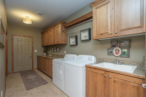 Practical utility space with additional storage opportunities.