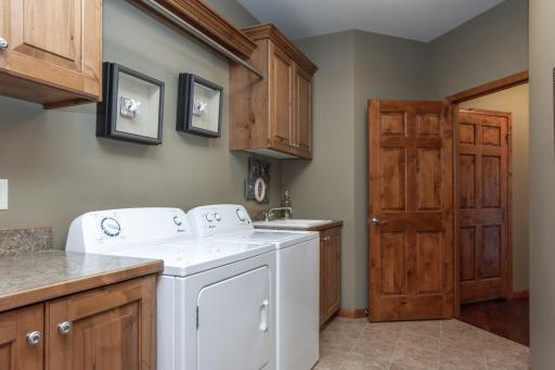 Convenient main level laundry adds everyday ease.