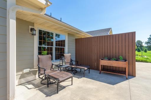 The perfect outdoor space to take in the surrounding scenery.