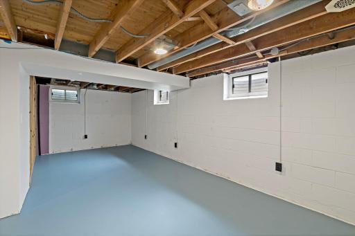 Lower level ready to finish
