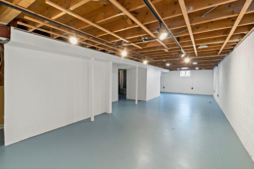 Lower level ready to finish