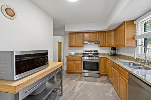 Updated kitchen with newer appliances