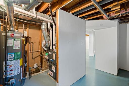 New furnace, water heater and central air!