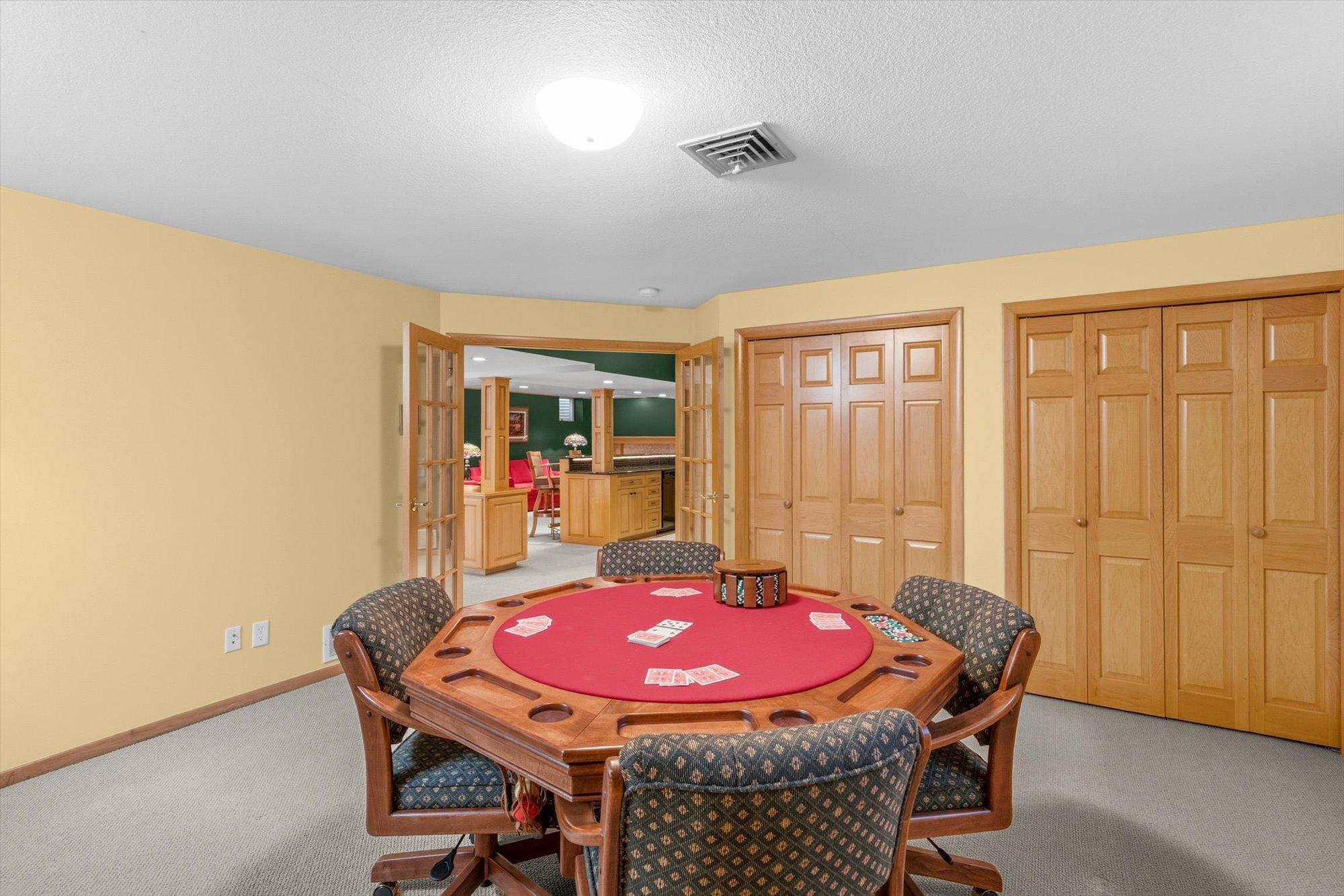 lower level game room.