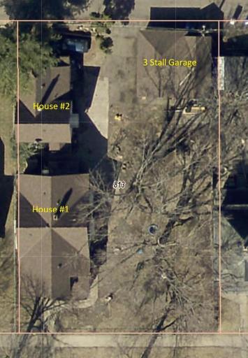 Rare Property with 2 Houses and 3-Car Garage Situated on Double Lot
