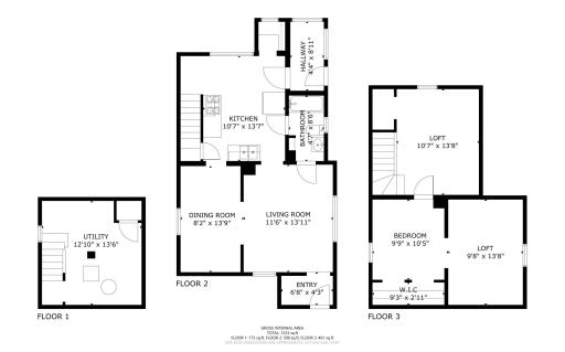 Rear House: Floor Plans