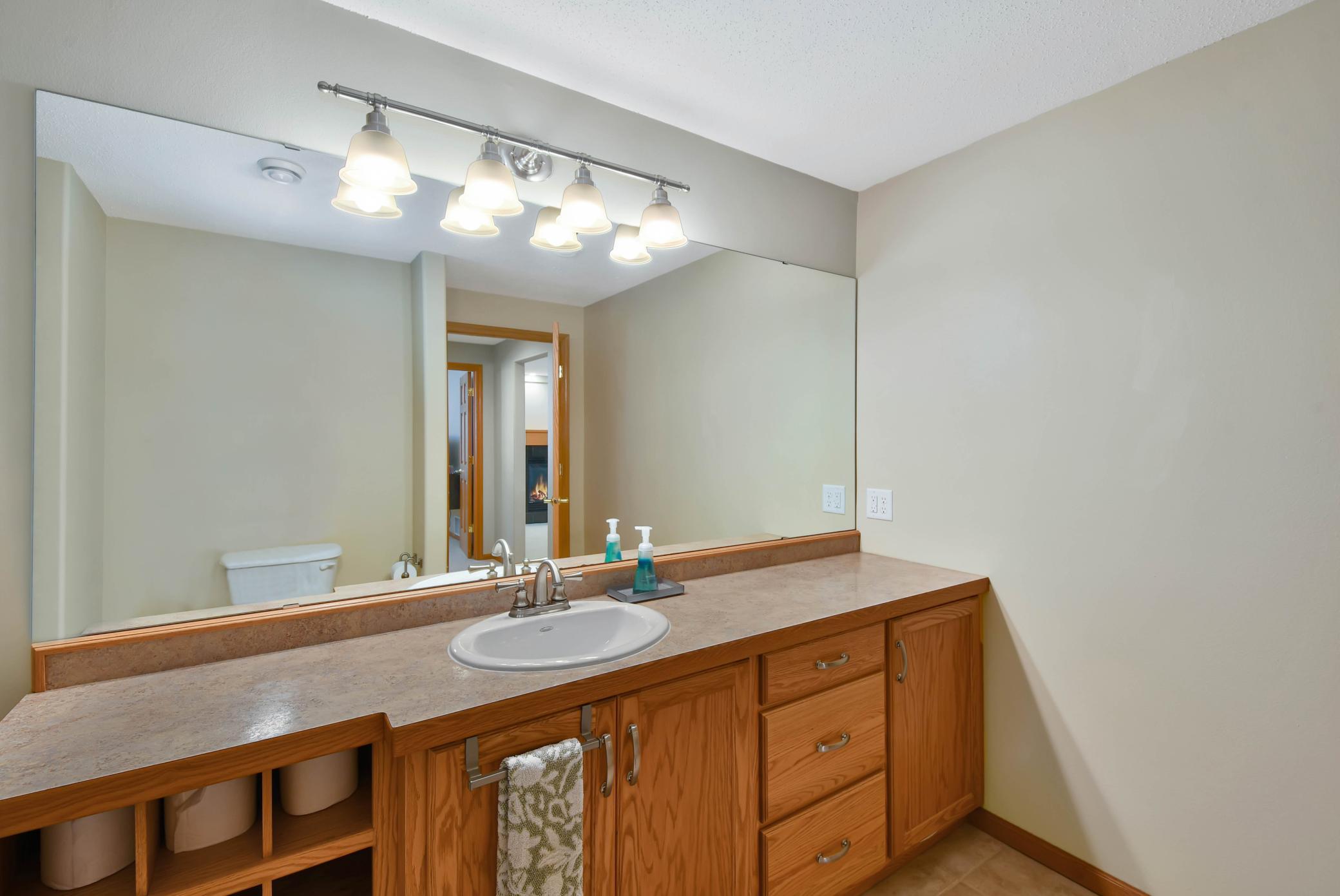 Basement bathroom