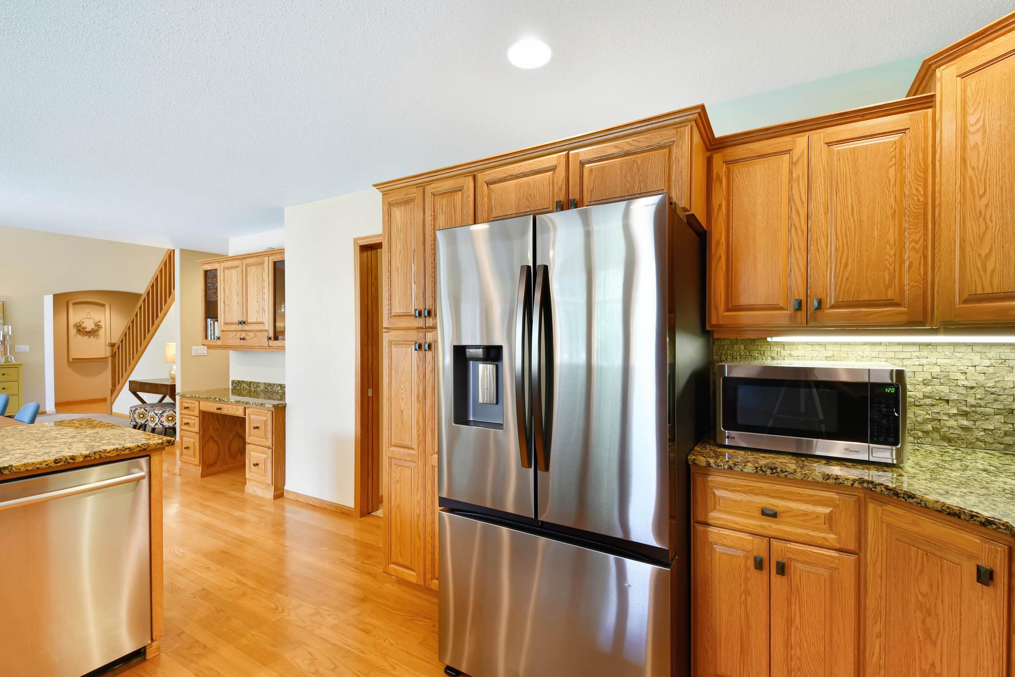 Kitchen with stainless appliances