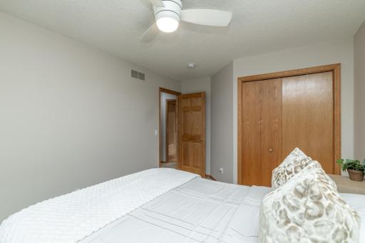 Secondary Bedroom with Six Panel Solid Oak Door