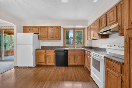 Nicely appointed kitchen with plenty of of room for a table